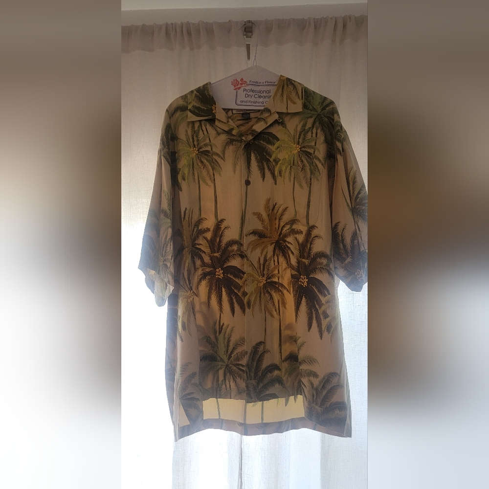 Tommy Bahama Silk Tropical Palm Tree Men's Shirt